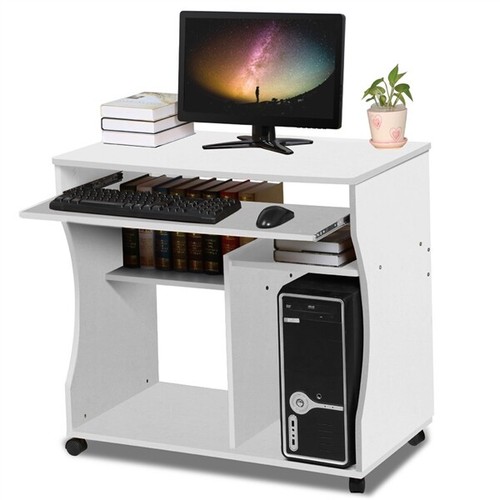 Mobile computer desk - computer,