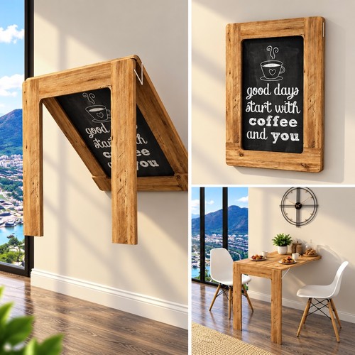 Wall mounted folding table - wall,