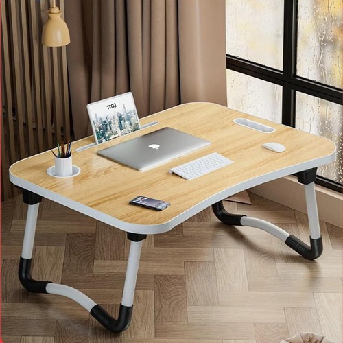 Folding laptop bed table - bed,