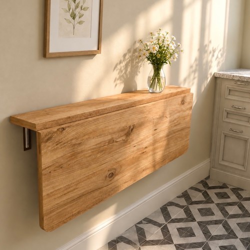 Wall mounted folding table - folding,