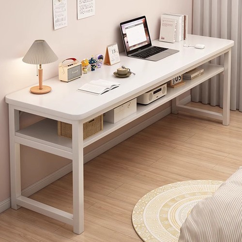 New white computer desk - computer,