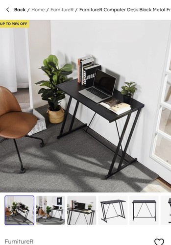 Furniturer dazzle black metal - furniturer,
