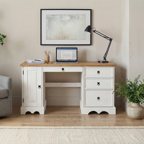 Corona computer desk - corona, white