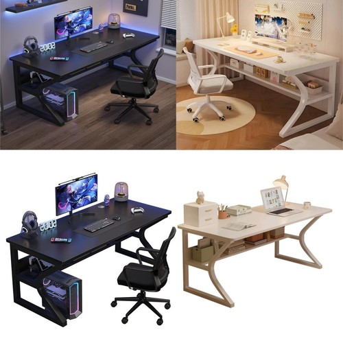 Black white computer table - computer,