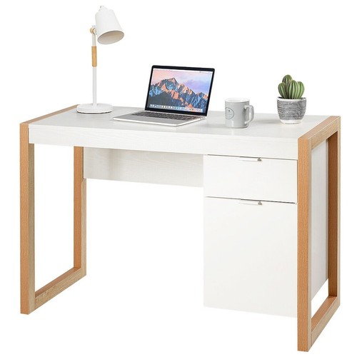 Modern computer desk - desk, wooden