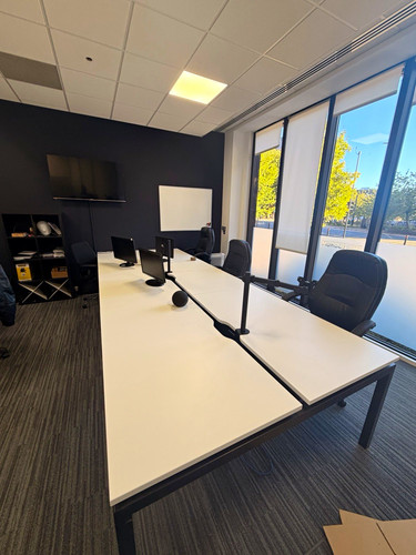 Office tables white - office,