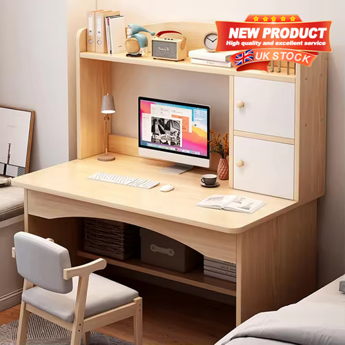 Wooden computer desk home - computer,