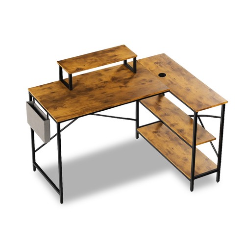 Wooden computer desk table - desk,