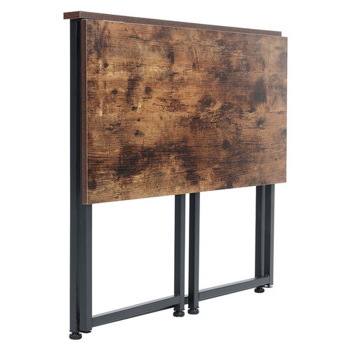 Vintage brown wooden folding - vintage,